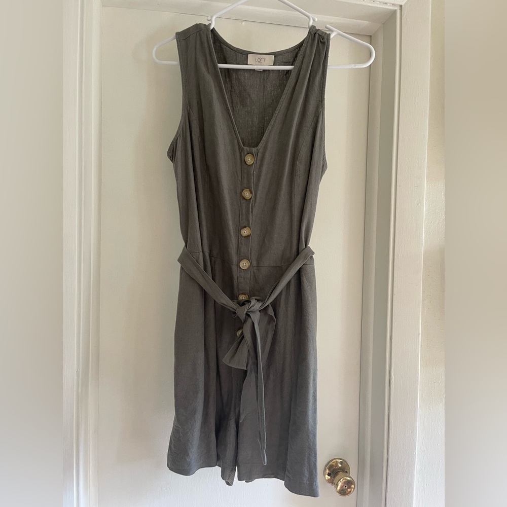Loft outlet sleeveless jumpsuit/romper